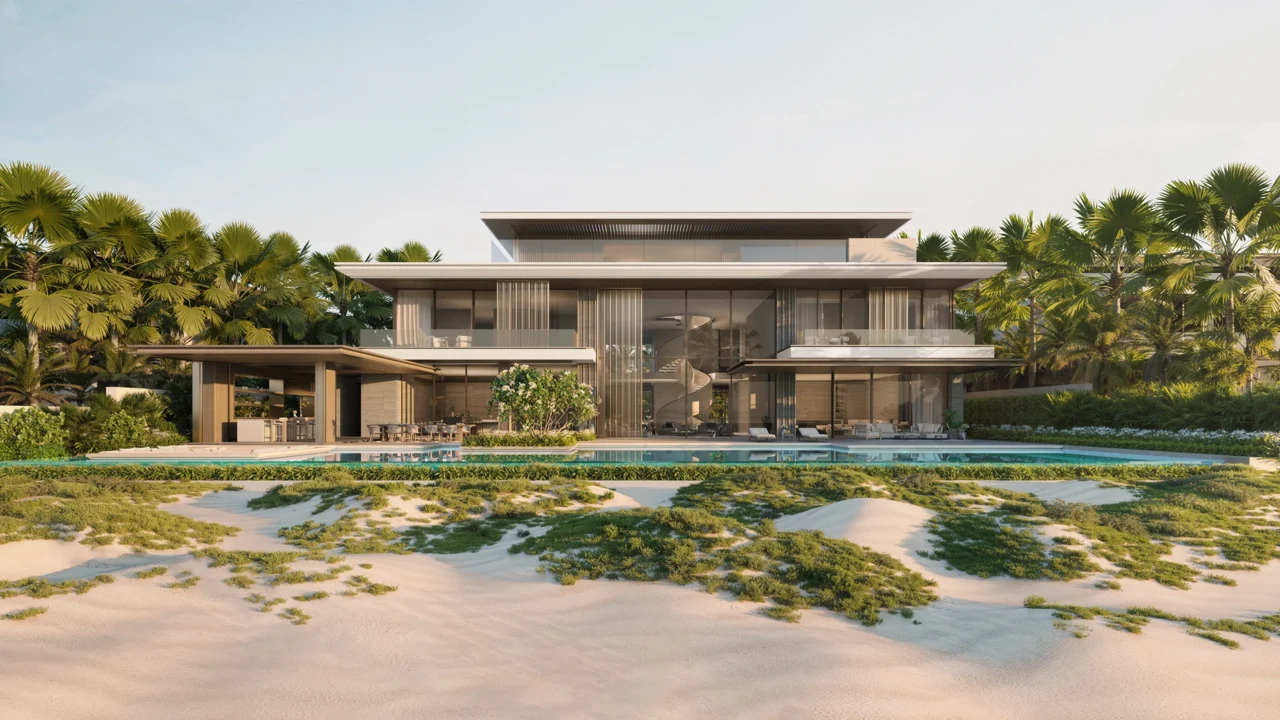 Illustrative architecture of the beach mansion collection
